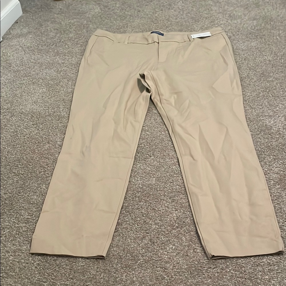 Old Navy Tan Chinos Classic Straight-Leg